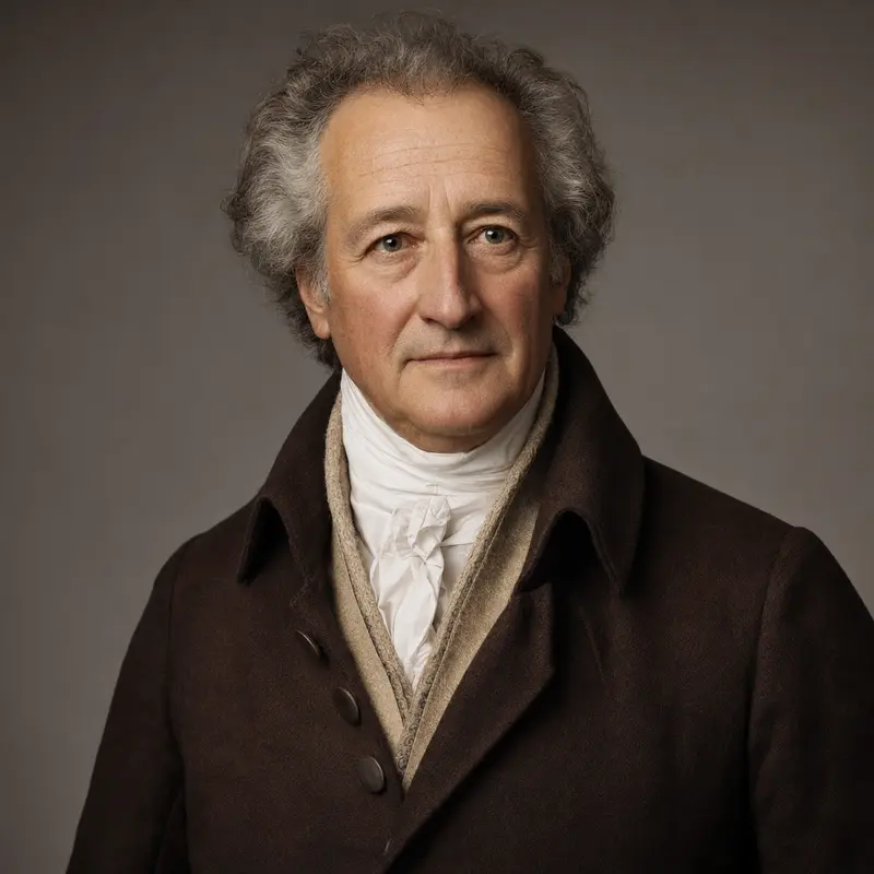 KI-Porträt von Johann Wolfgang von Goethe